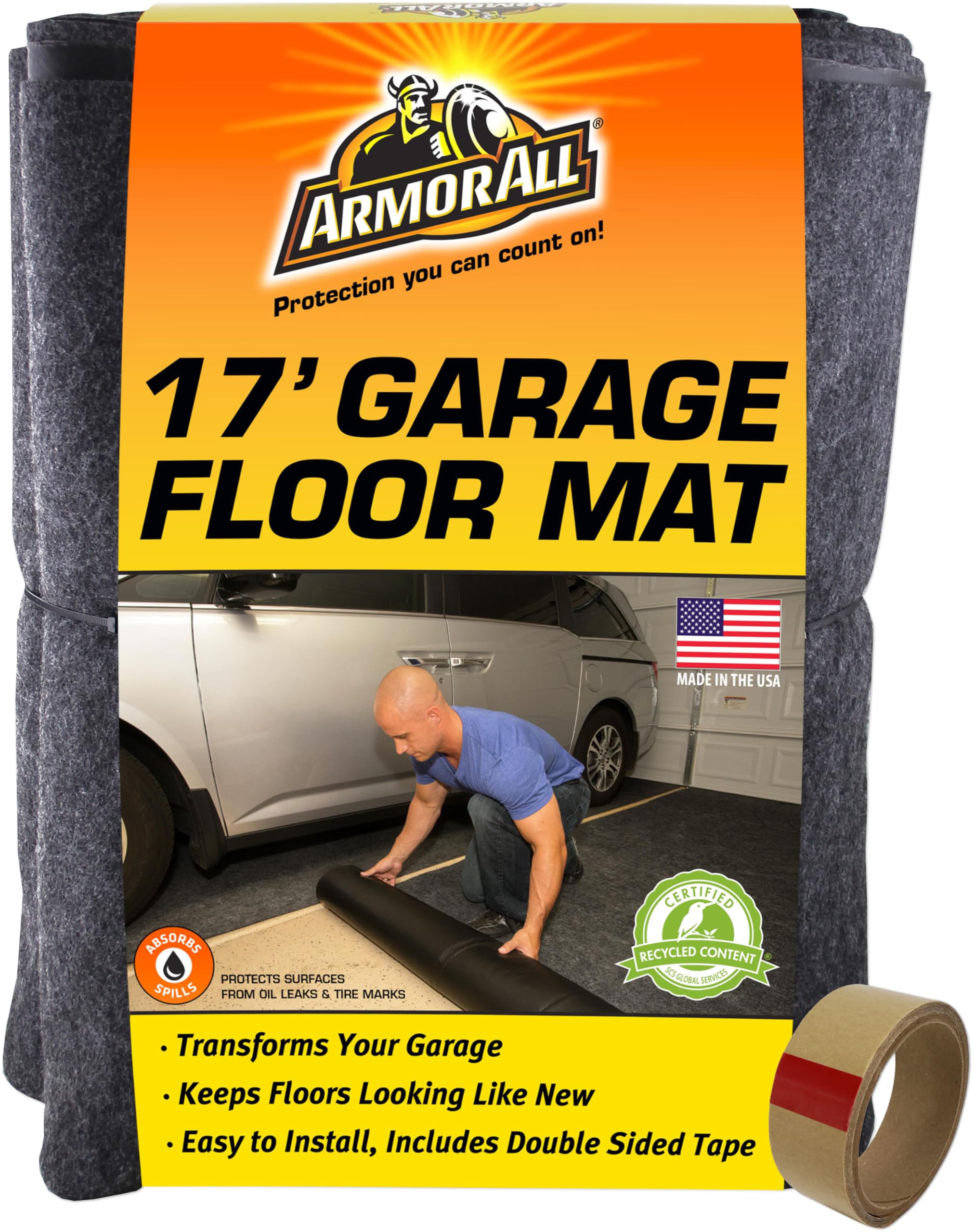 Armor All Original Garage Floor Mat 17' x 7'4