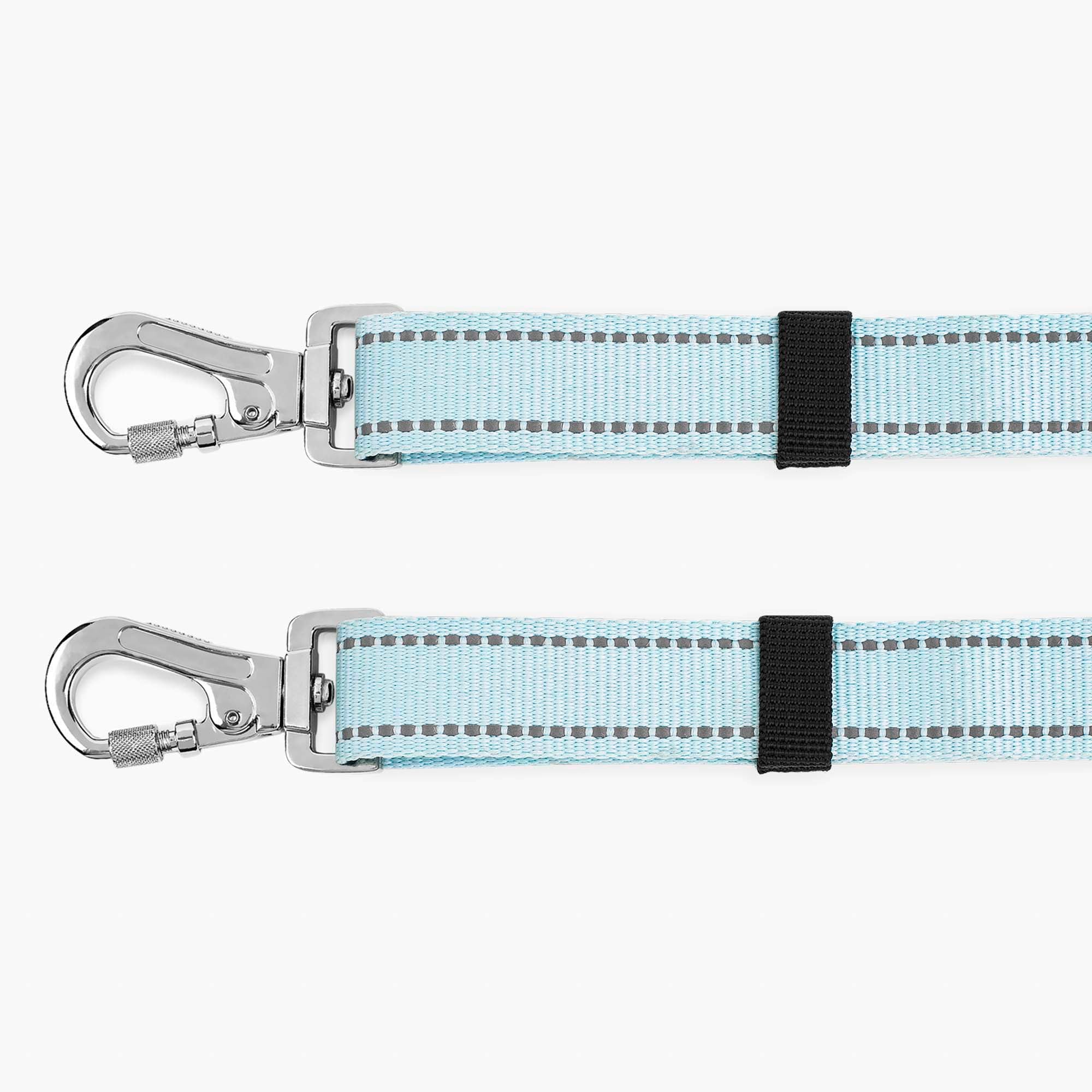 Dog Lead Splitter for 2 Dogs - Sky Blue Leash Connector | Tangle-Free Dual Dog Walking | Perfect for Hiking, Running & Outdoor Adventures