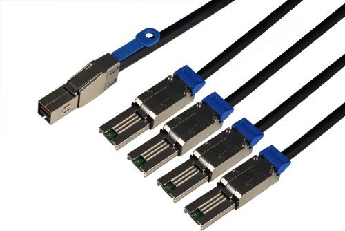C5556X4-1M: 1M High-Speed HD Mini SAS to Mini SAS x4 Cable - Perfect for Server, Storage & Data Center Connectivity
