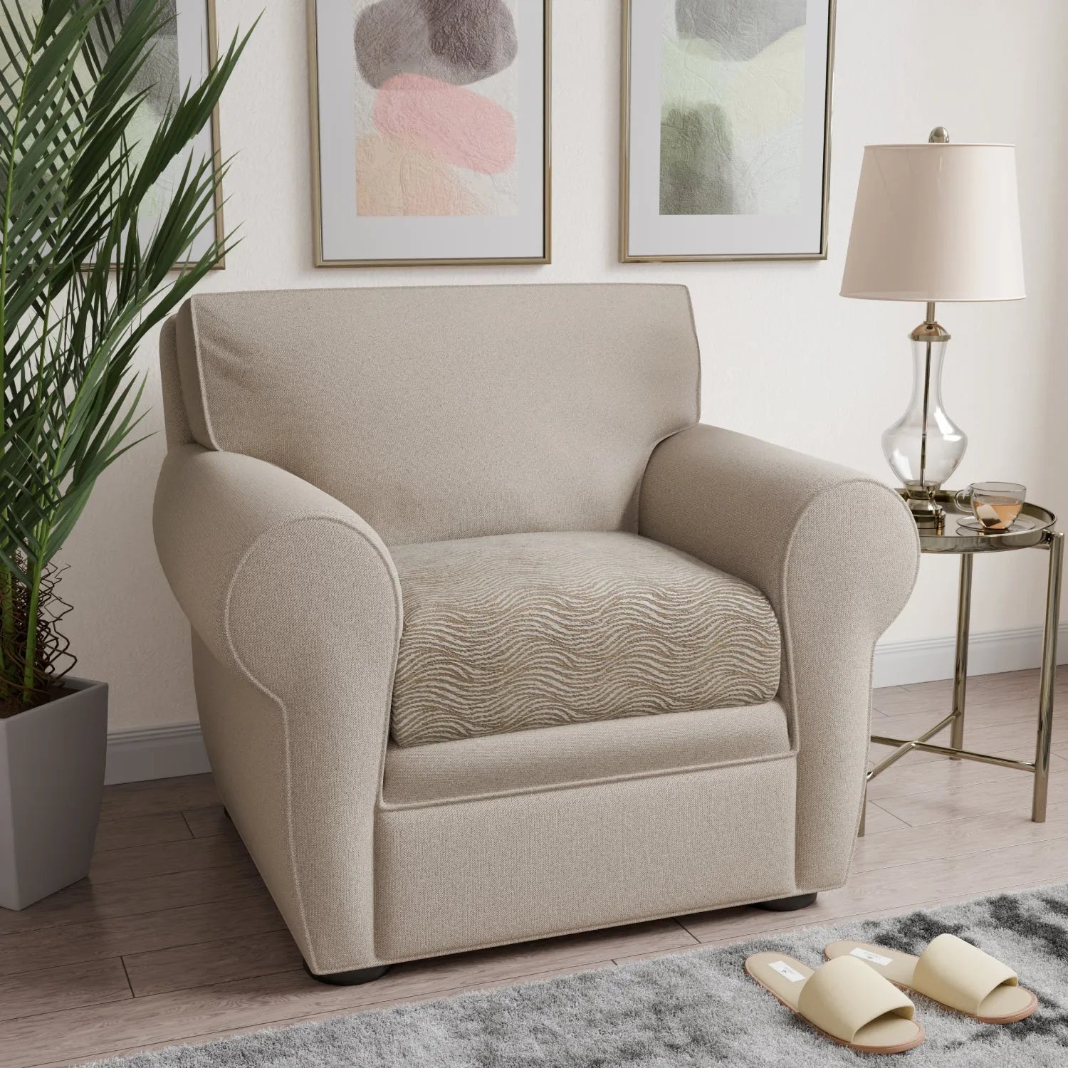 Premium Jacquard 3D Seat Cushion Cover - Breathable & Comfortable Sofa Chair Protector - Perfect for Living Room, Office, Car & Outdoor Furniture