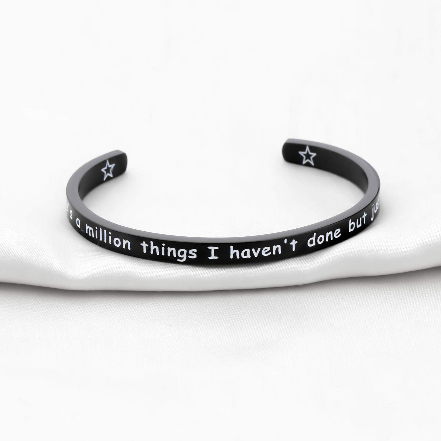 PLITI Musical 'Hamilton' Inspired Bracelet - 'There's A Million Things I Haven't Done' Quote Jewelry - Perfect Gift for Theater Fans, Musicians & Broadway Lovers - Great for Concerts, Date Nights & Special Occasions