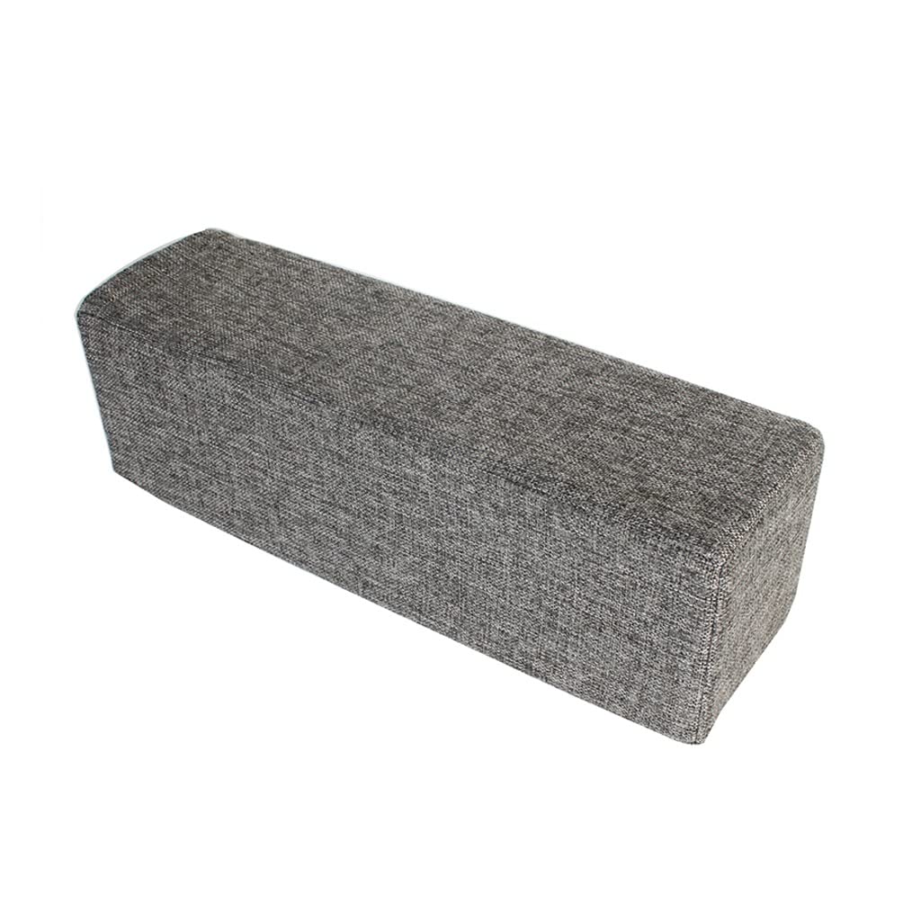 Thick Bed Wedge Bolster Pillow - Rectangle Headboard Cushion for Mattress Gap Filler, Sofa Armrest Support (10x5x100cm, Coffee) - Perfect for Back Support While Reading or Watching TV in Bed