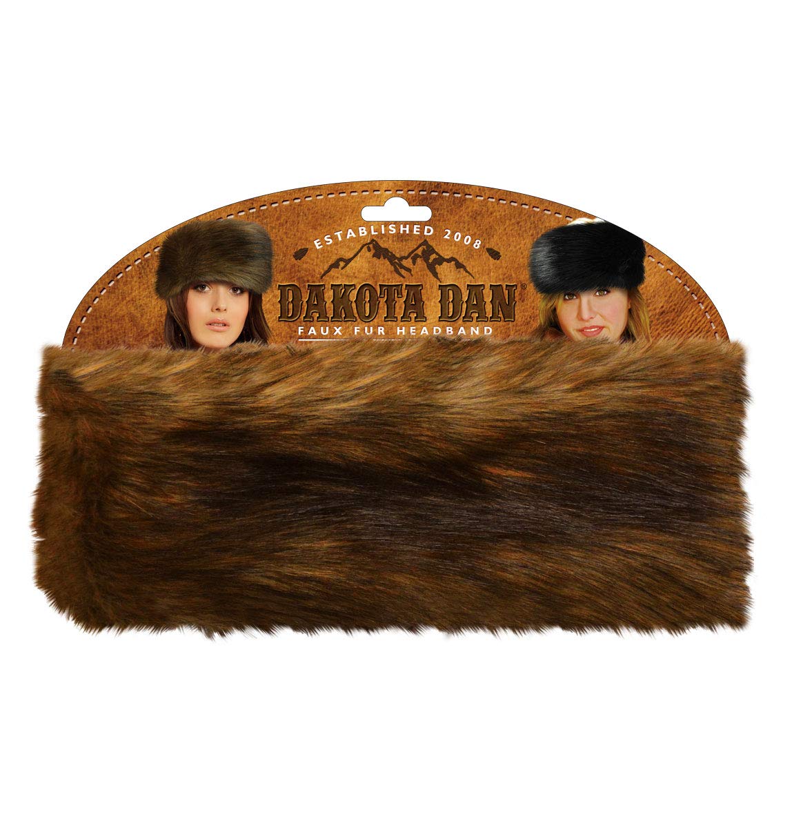 Red Fox Fur Headband for Women - Winter Fashion Accessory for Cold Weather & Outdoor Activities