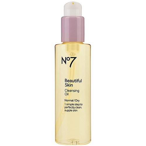 Boots No7 Beautiful Skin Cleansing Oil for Normal to Dry Skin - Gentle Makeup Remover & Hydrating Facial Cleanser for Daily Skincare Routine