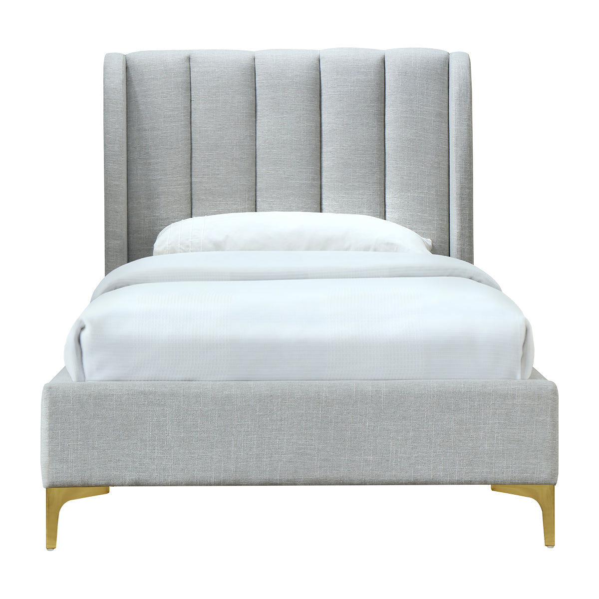 Premium Georgia Fabric Single Bed - Soft & Durable Cotton Bedding for Kids & Guest Rooms | Perfect for Dorms, Apartments & Cozy Bedrooms