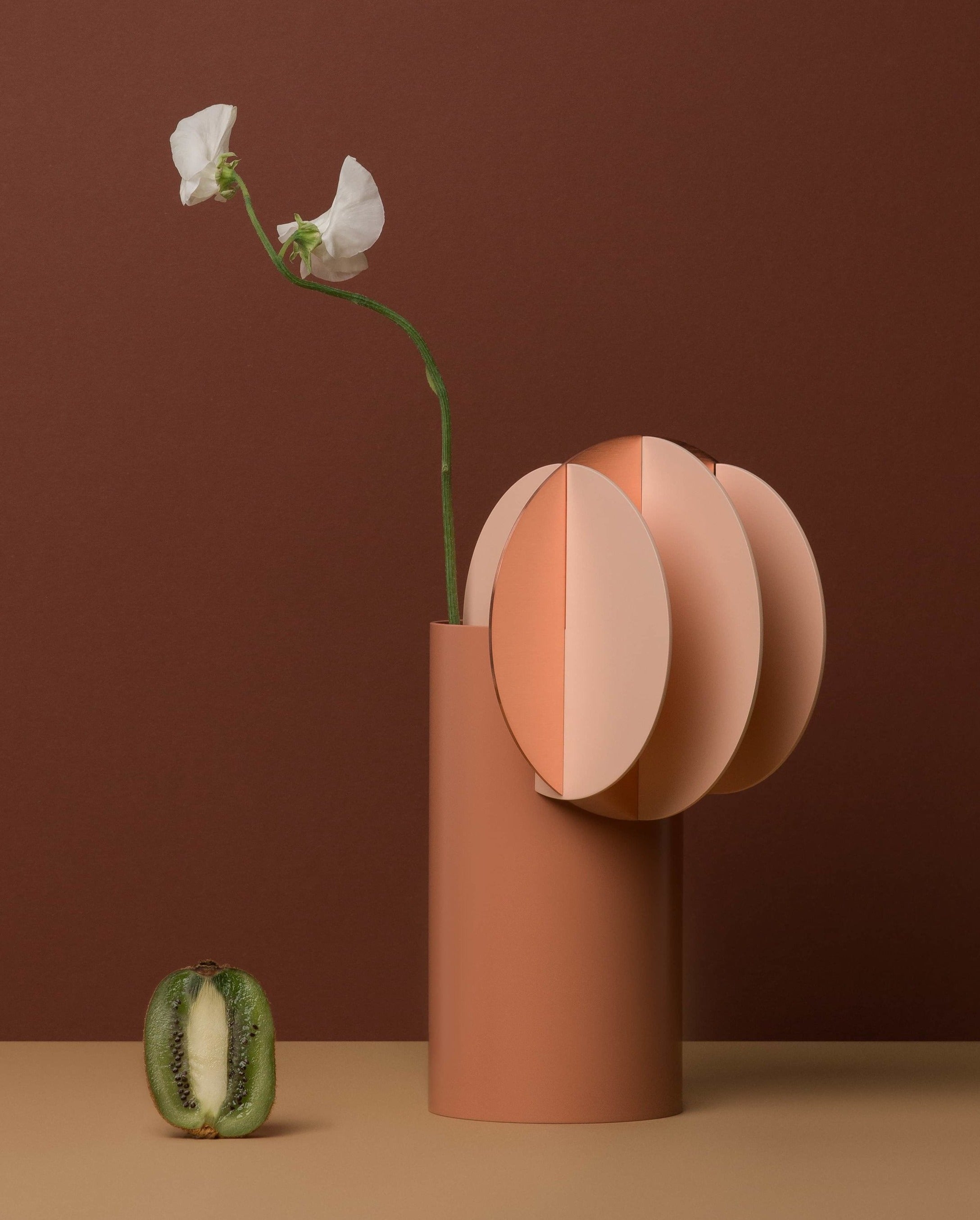 Noom Delaunay Vase CS7 - Modern Ceramic Home Decor for Living Room, Bedroom & Office - Elegant Flower Vase for Fresh & Artificial Floral Arrangements