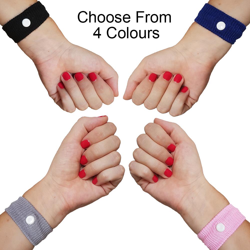 Anti Nausea Wristbands for Motion Sickness Relief - Acupressure Bands for Adults & Kids - Travel, Car, Boat & Pregnancy Use