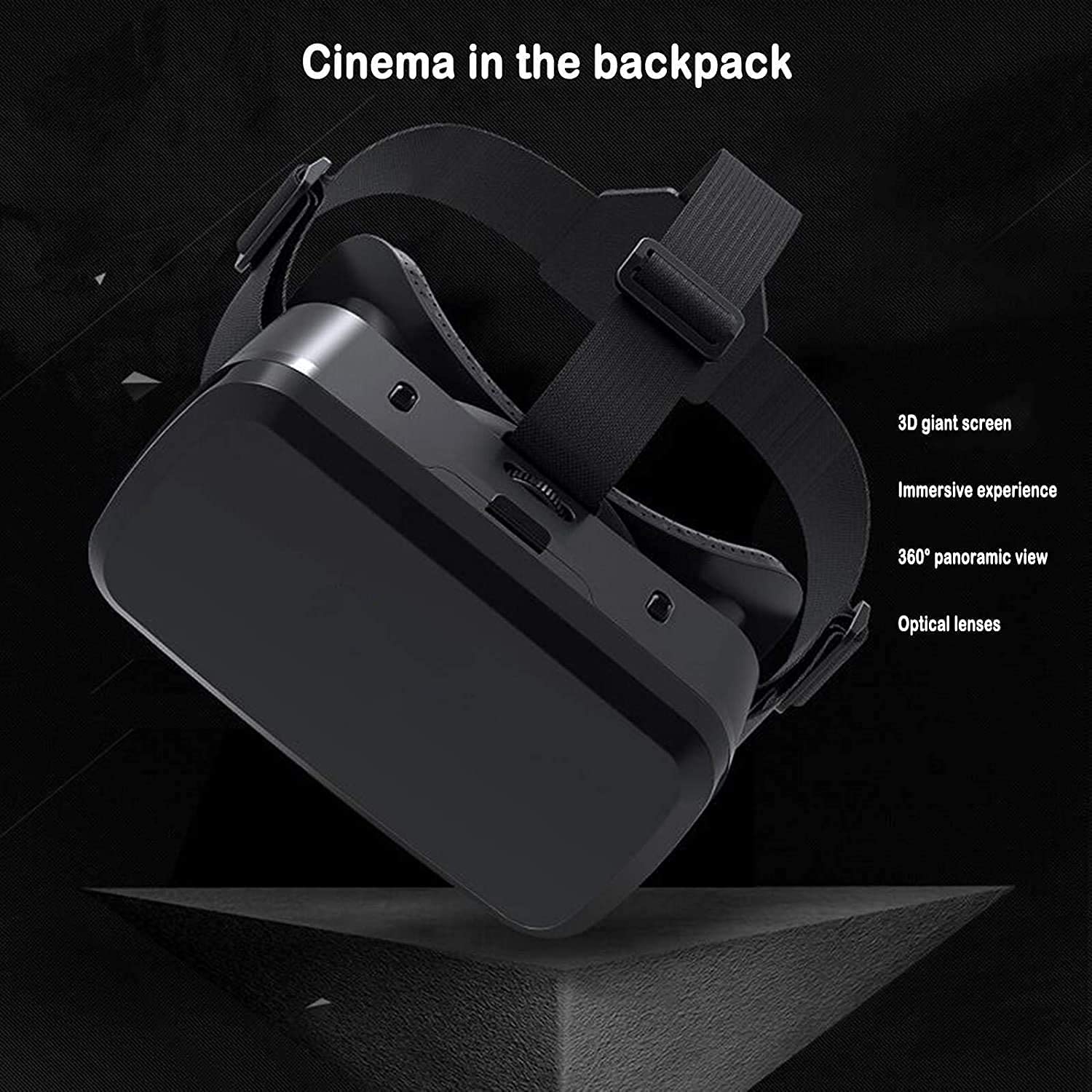 Best VR Headset for Movies & Games - Virtual Reality Goggles Compatible with iPhone & Android | Immersive 3D Experience for Home Entertainment & Gaming