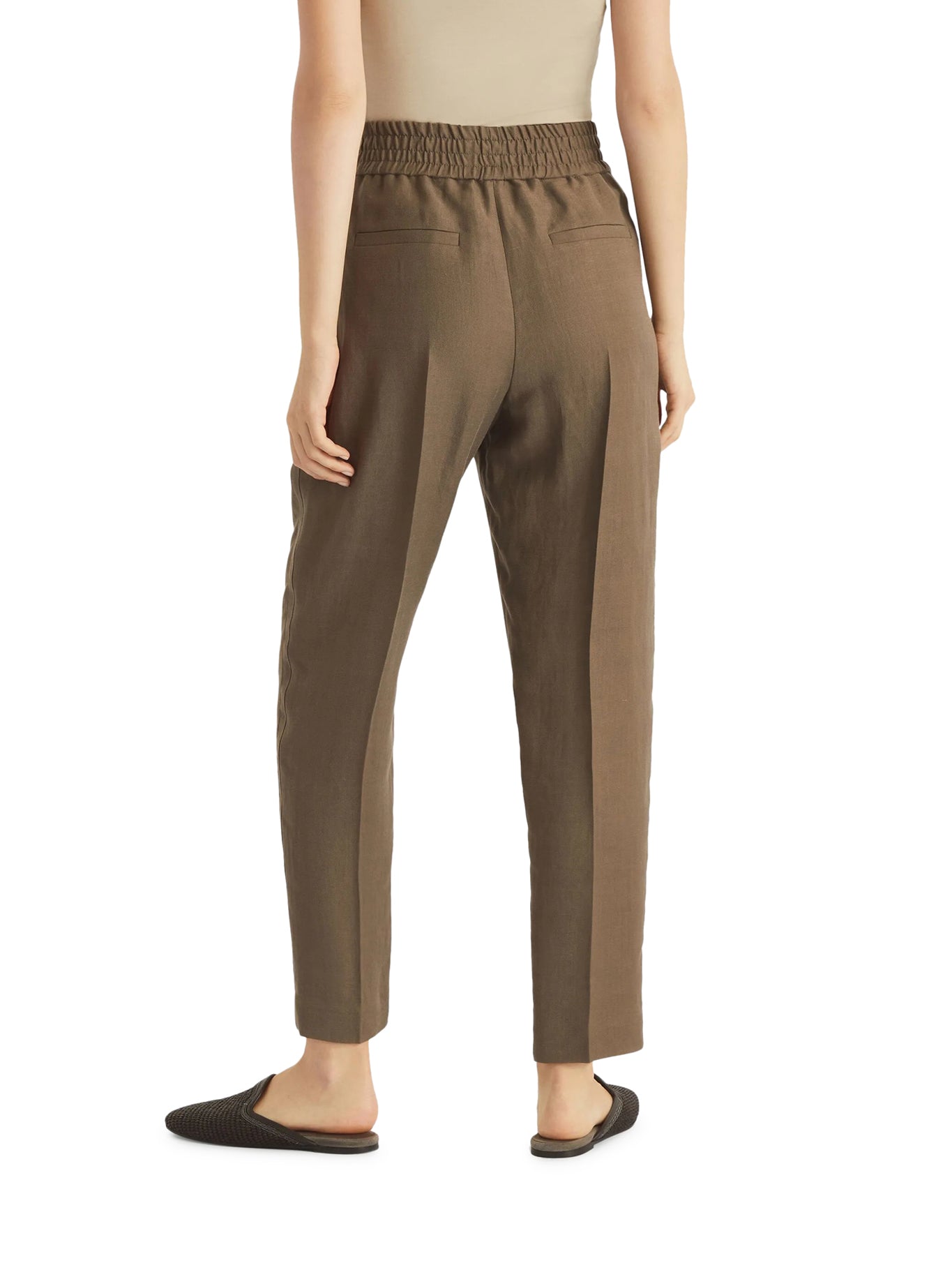 Stylish Baggy Pull Up Trousers - Soft Viscose & Breathable Linen Blend - Perfect for Casual Wear, Lounge Pants & Summer Outfits
