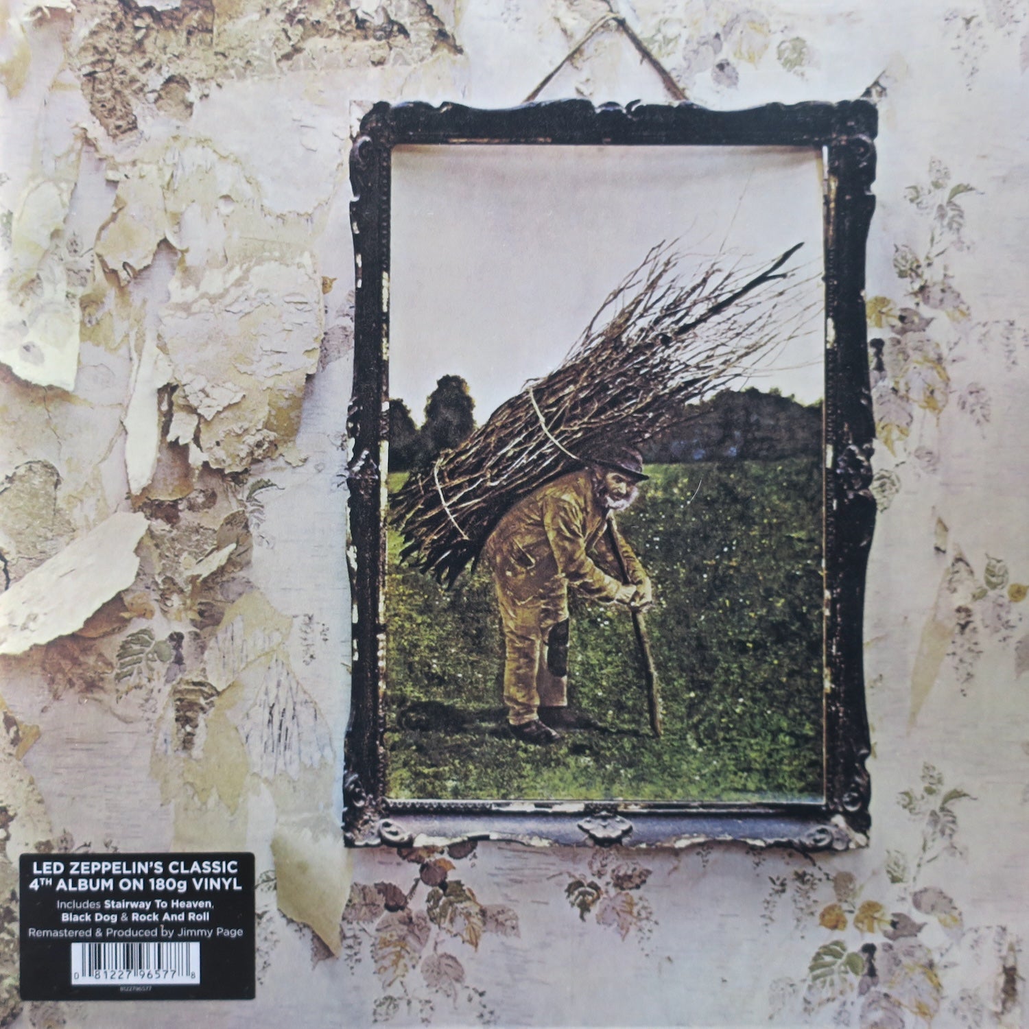 LED ZEPPELIN 'IV' Remastered 180g BLACK Vinyl LP - Classic Rock Music Album for Collectors & Audiophiles - Perfect for Home Listening & Gift Giving