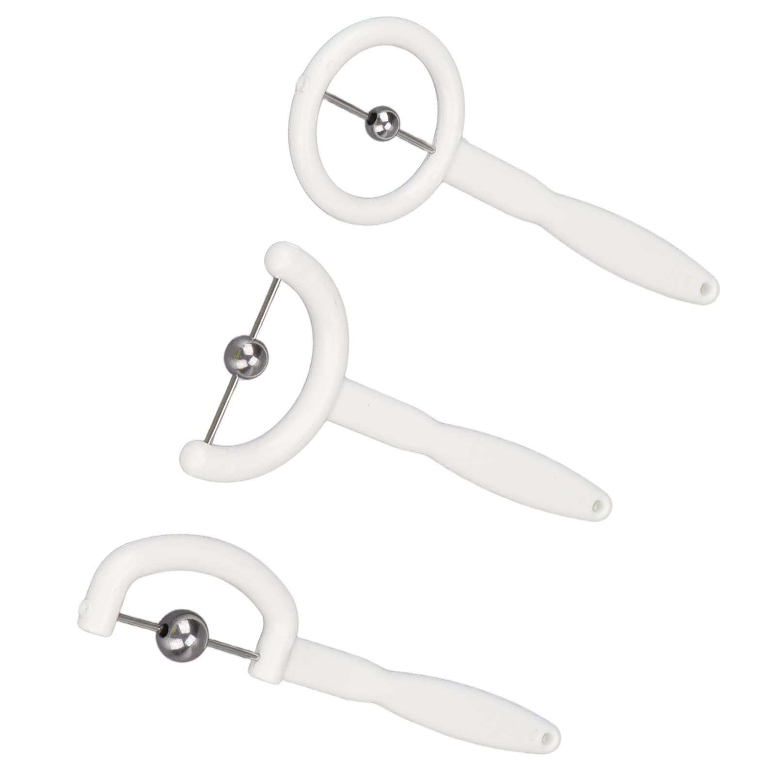 Tongue Exercise Tool Set - 3pcs Food Grade Polypropylene & 304 Stainless Steel Oral Muscle Trainer for Speech Therapy | Improve Slurred Speech, Dysarthria & Swallowing | Ideal for Adults & Kids Speech Development