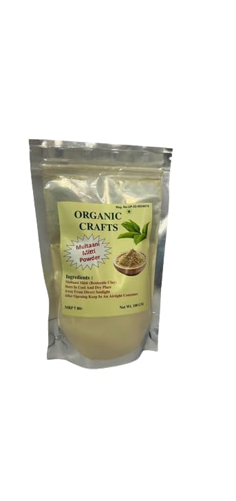 Organic Multani Mitti Powder for Face & Hair - 100% Natural Clay Mask (Pack of 2) | Deep Cleansing, Acne Treatment & Skin Brightening | DIY Beauty & Ayurvedic Skincare
