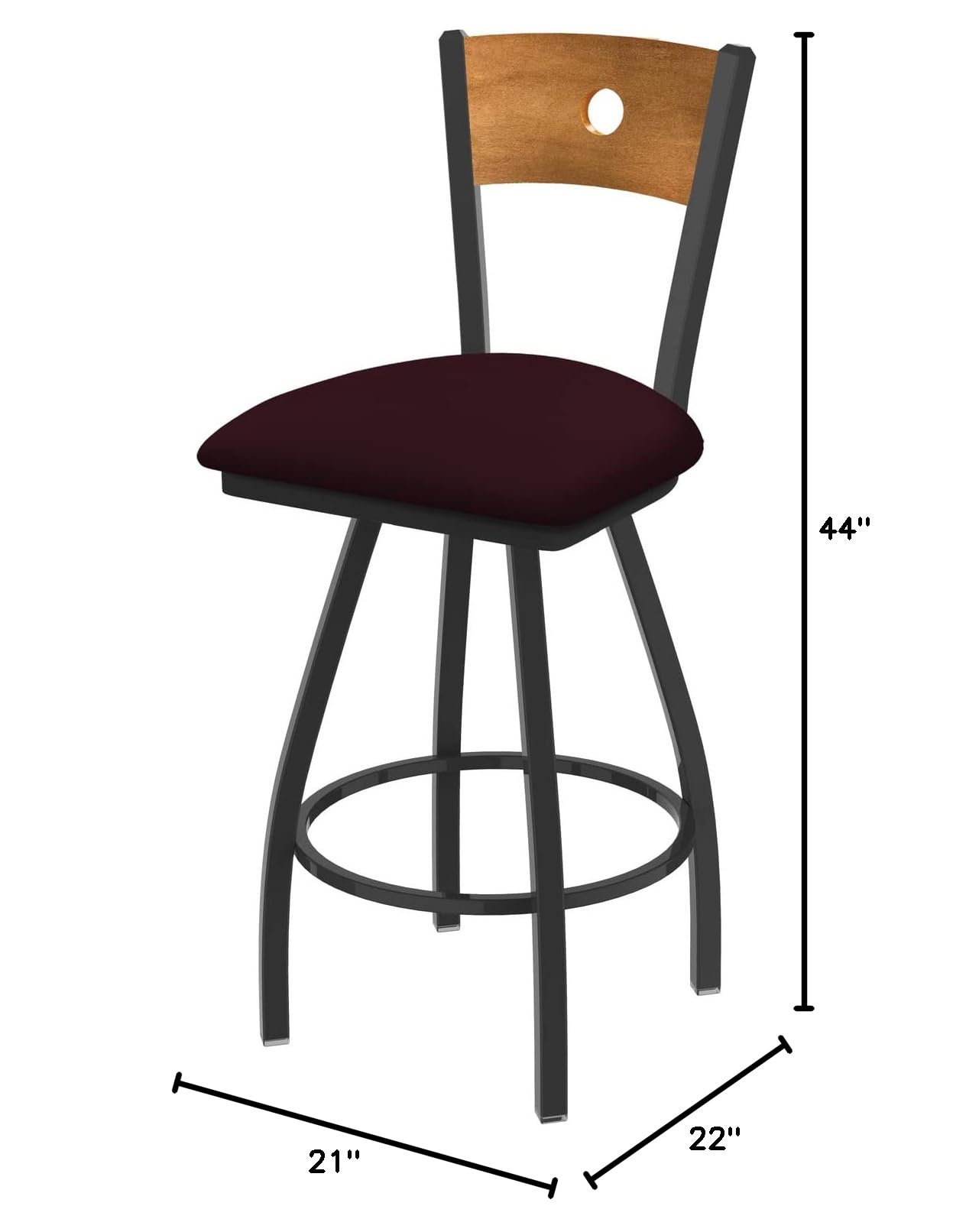 Holland Bar Stool Co. XL 830 Voltaire Swivel Bar Stool - 30