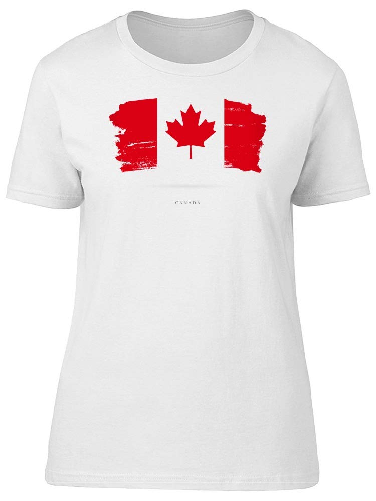 Smartprints Grunge Canada Flag Watercolor T-Shirt for Men - Stylish Graphic Tee for Casual Wear, Street Fashion & Patriotic Outfits