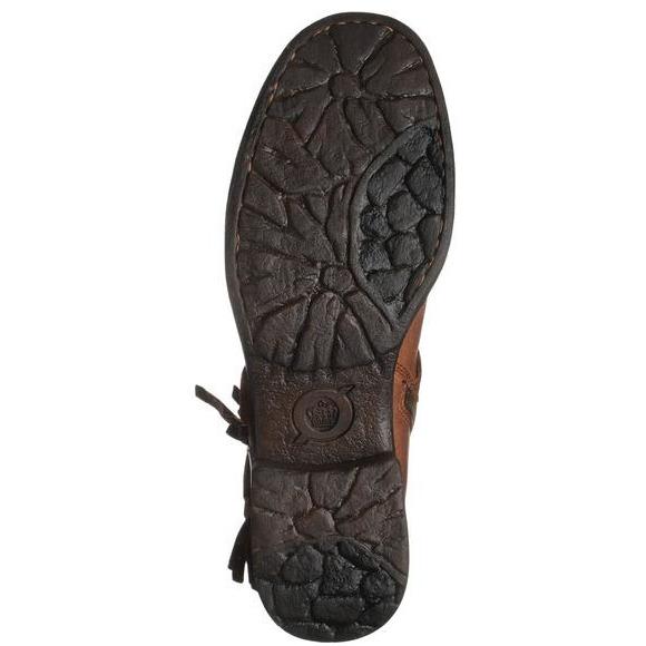BORN PERL Women's Brown/Rust Leather Boots - Waterproof & Comfortable for Fall/Winter - Final Sale | Perfect for Hiking, Outdoor Adventures & Casual Wear