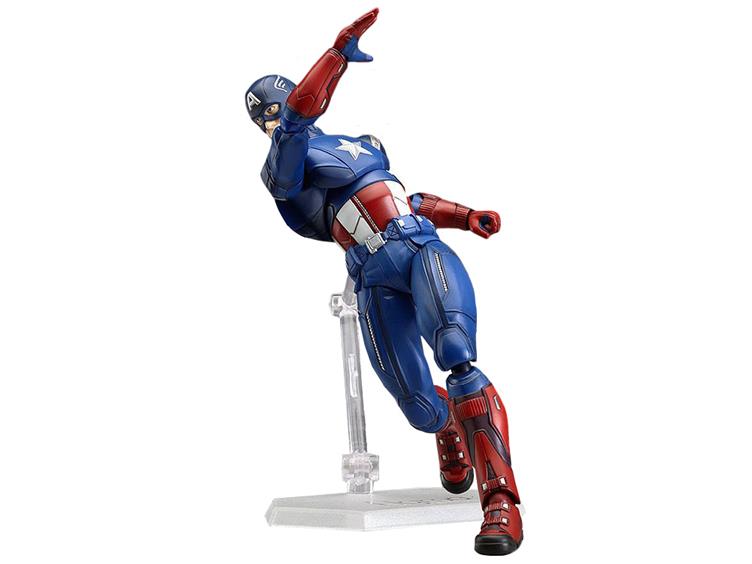Figma #226 Captain America The Avengers Action Figure - Collectible Marvel Superhero Toy for Display & Play | Perfect for Fans, Collectors & Gift Giving
