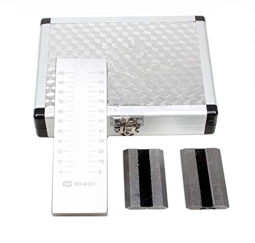 Precision Fineness Gauge Grindometer - ISO Standard Particle Size Analyzer 0-150μm (0-25/50/100/150μm Channels) - Perfect for Paint, Ink & Coating Quality Control in Laboratories