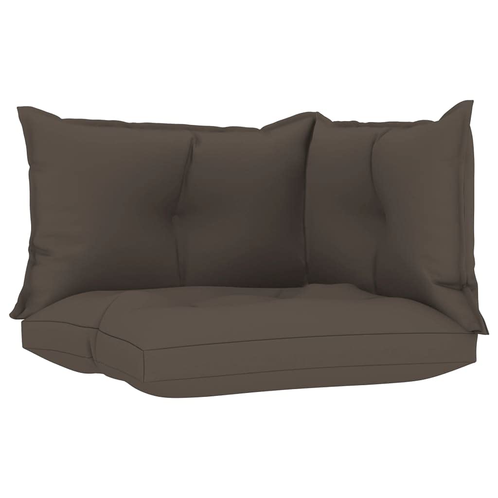 3-Piece Pallet Sofa Cushion Set - Premium Upholstered Seat Cushions for Patio Furniture, Universal Floor Cushions - Durable Taupe Fabric - Perfect for Game Nights, Reading Nooks & Outdoor Lounging (Fast Shipping)