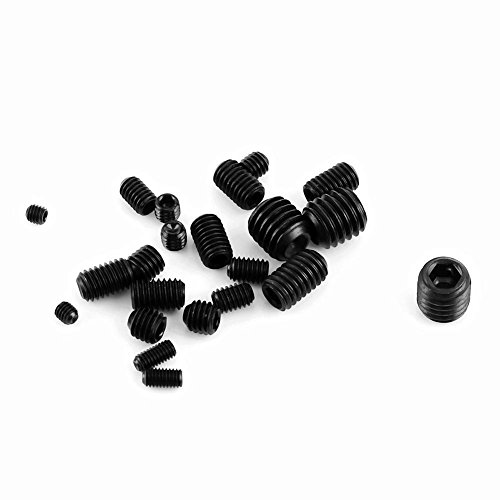 FTVOGUE 240-Piece Socket Head Cap Screw Assortment Kit - M3 to M8 Allen Hex Grub Screws DIN916 Standard - Perfect for DIY, Furniture Assembly, Machinery Repair & Automotive Maintenance