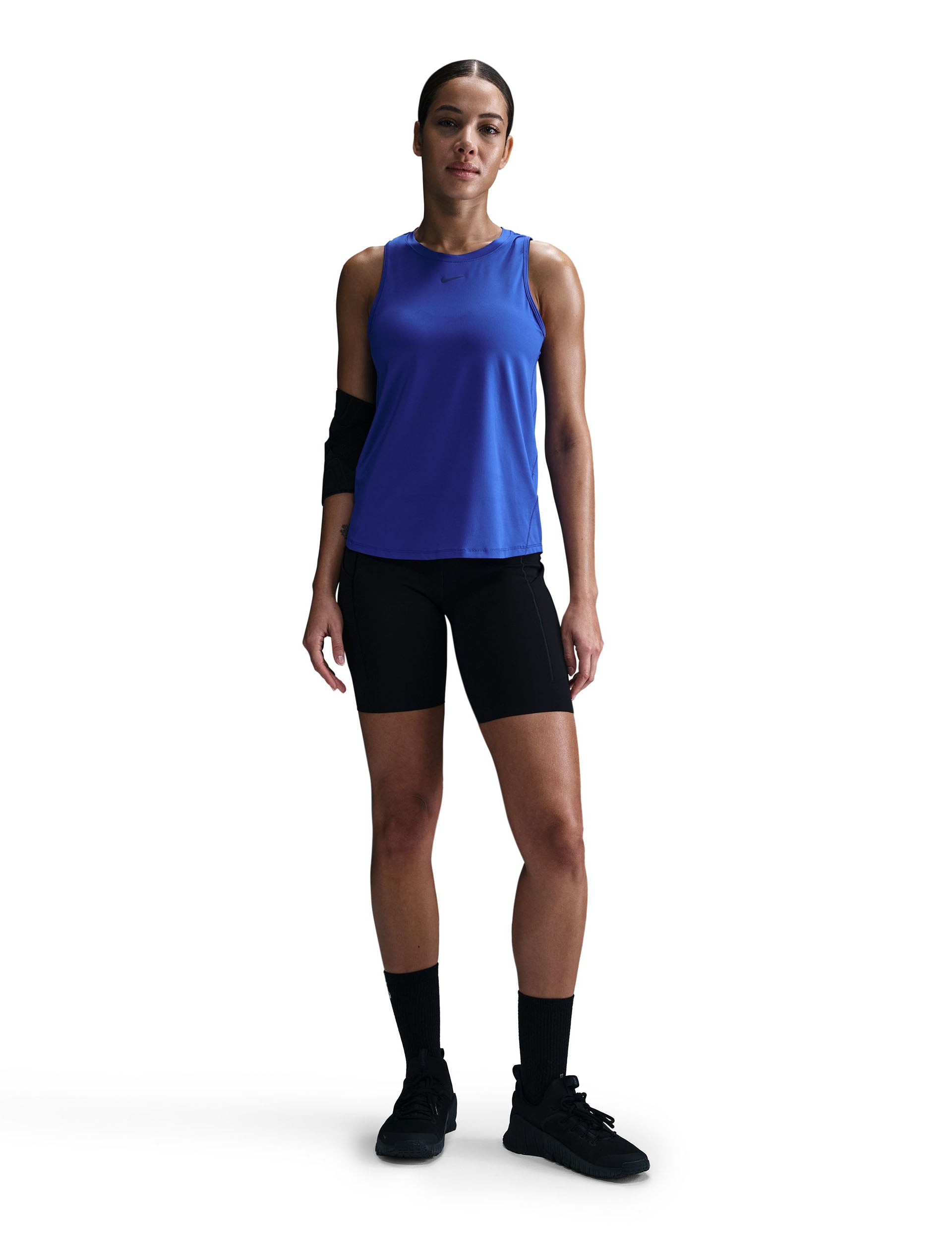 Classic Dri-FIT Tank Top for Men & Women - Hyper Royal/Black - Gym, Running & Workout Activewear
