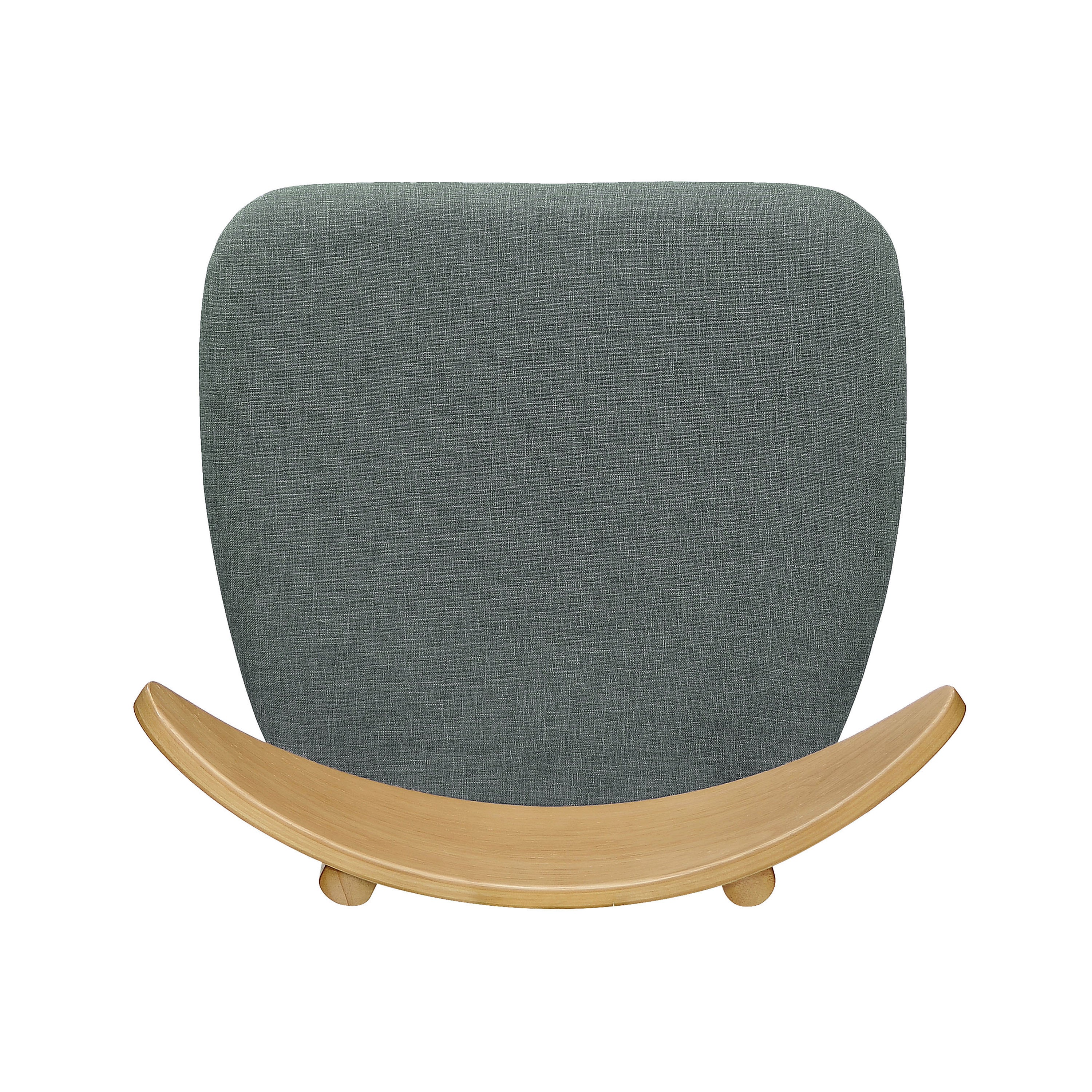Modern Accent Chairs Set of 2 - Mid Century Style Upholstered Armchairs for Living Room, Bedroom & Office - Comfortable Lounge Chairs with Wooden Legs for Home Decor & Guest Seating