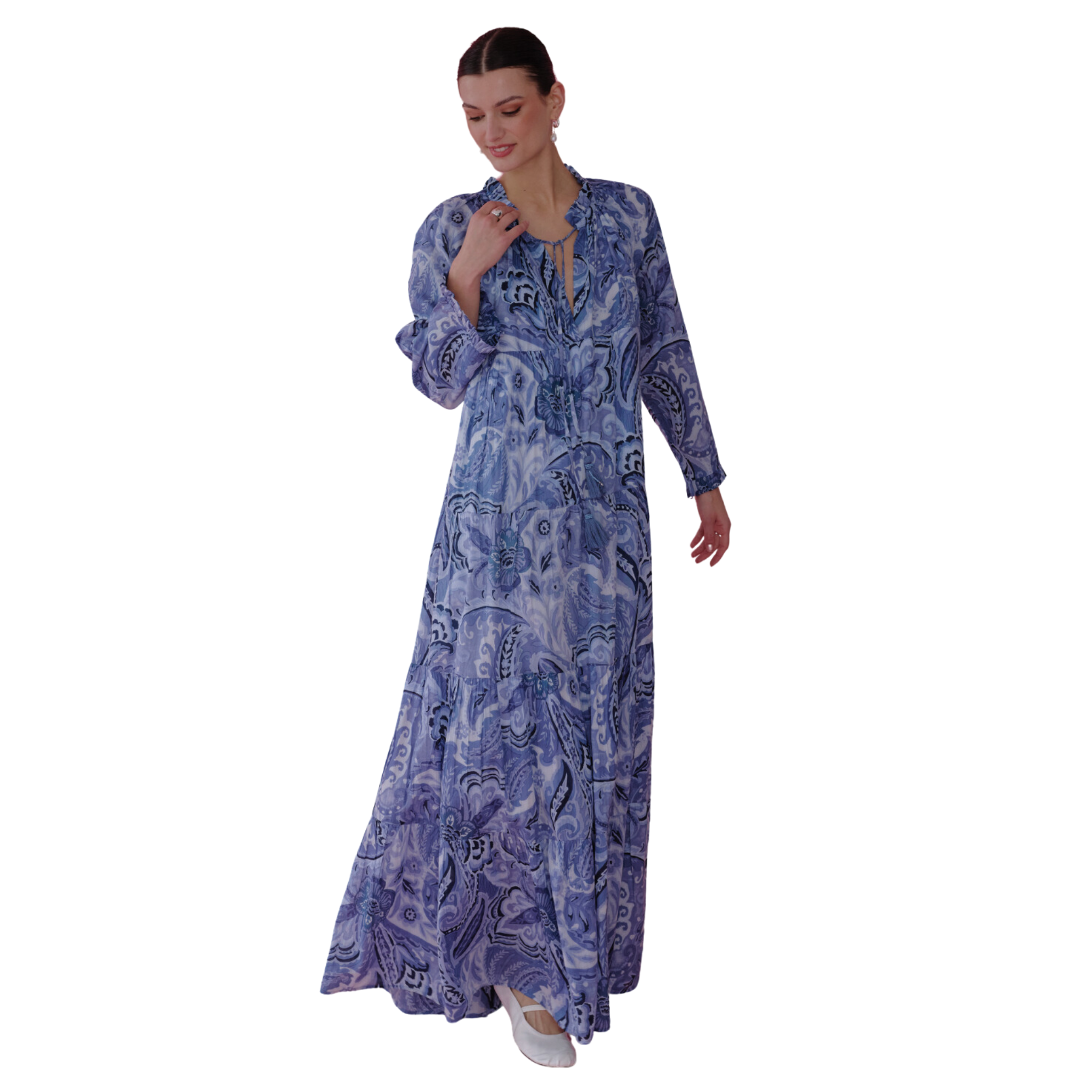 Ceru Women's Blue Dress - Elegant Casual & Party Wear for Summer Outfits & Special Occasions