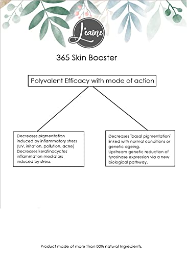 L'eaine Skincare 365 Skin Booster Serum - Brightening & Anti-Aging Face Moisturizer for Pigmentation Lightening & Skin Firming (10ml) - Perfect for Daily Skincare Routine & Nighttime Hydration