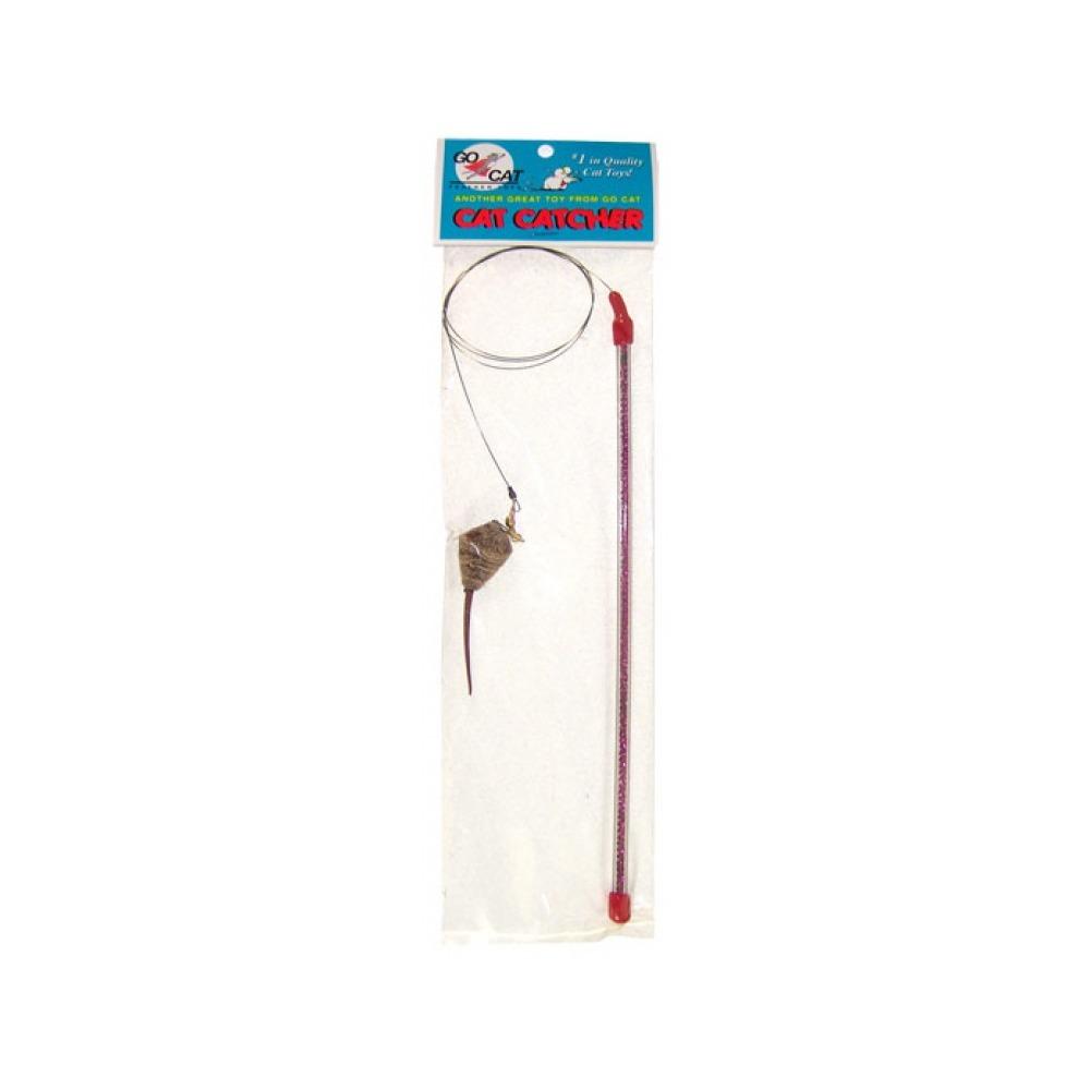 Go Cat Catcher - Interactive Cat Toy with Feather & Bell for Indoor Cats - Perfect for Playtime, Exercise & Bonding with Your Feline Friend