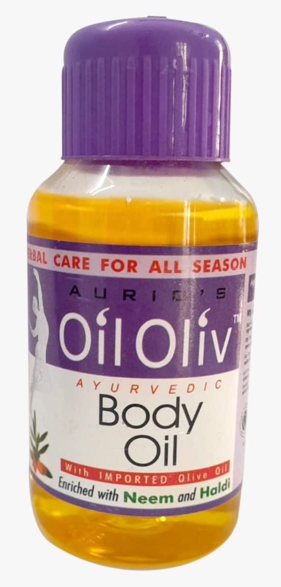 AURIO'S Organic Olive Body Oil - 200ml | Hydrating & Nourishing Skin Care for Dry & Sensitive Skin | Perfect for Massage, After Shower & Daily Moisturizing