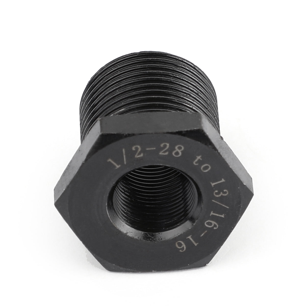 1/2-28 to 13/16-16 Oil Filter Threaded Adapter - Heavy Duty Steel Construction - Better Than Aluminum - Perfect for Automotive & Industrial Applications