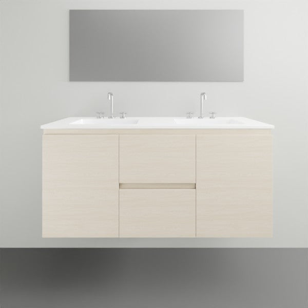 ADP Glacier Lite 30-Inch Bathroom Vanity Set with Ceramic Top - Double Sink Vanity for Bathroom Remodel, Modern White Vanity with Soft-Close Drawers (Perfect for Master Bath, Guest Bath & Small Bathrooms)
