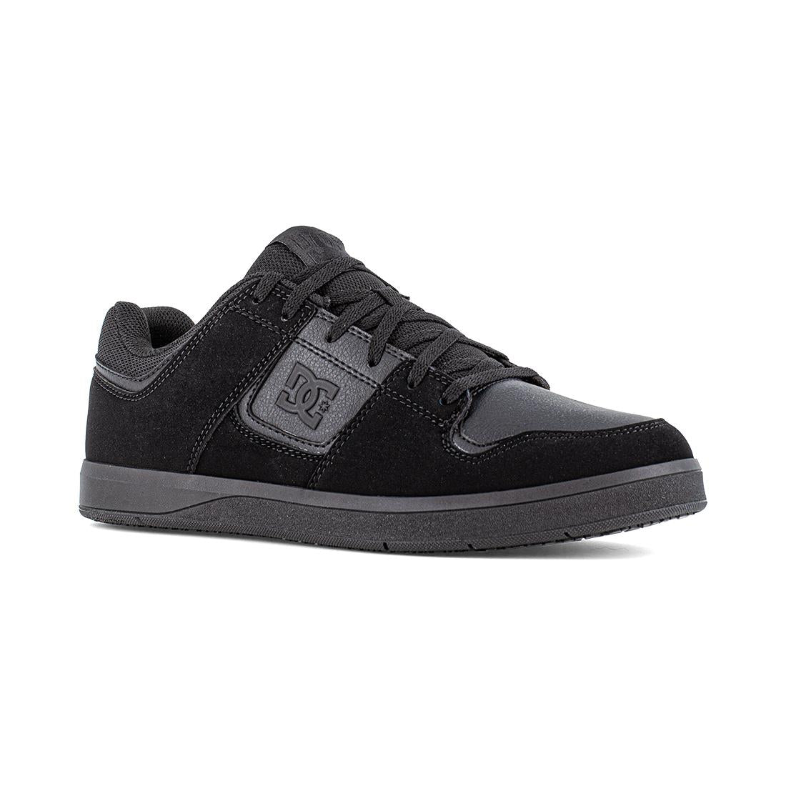 Slip-Resistant Soft Toe Work Shoes for Men & Women - Comfortable Black Low Shoes for Nurses, Chefs & Restaurant Workers - Non-Skid Safety Work Shoes for Hospital, Kitchen & Industrial Use