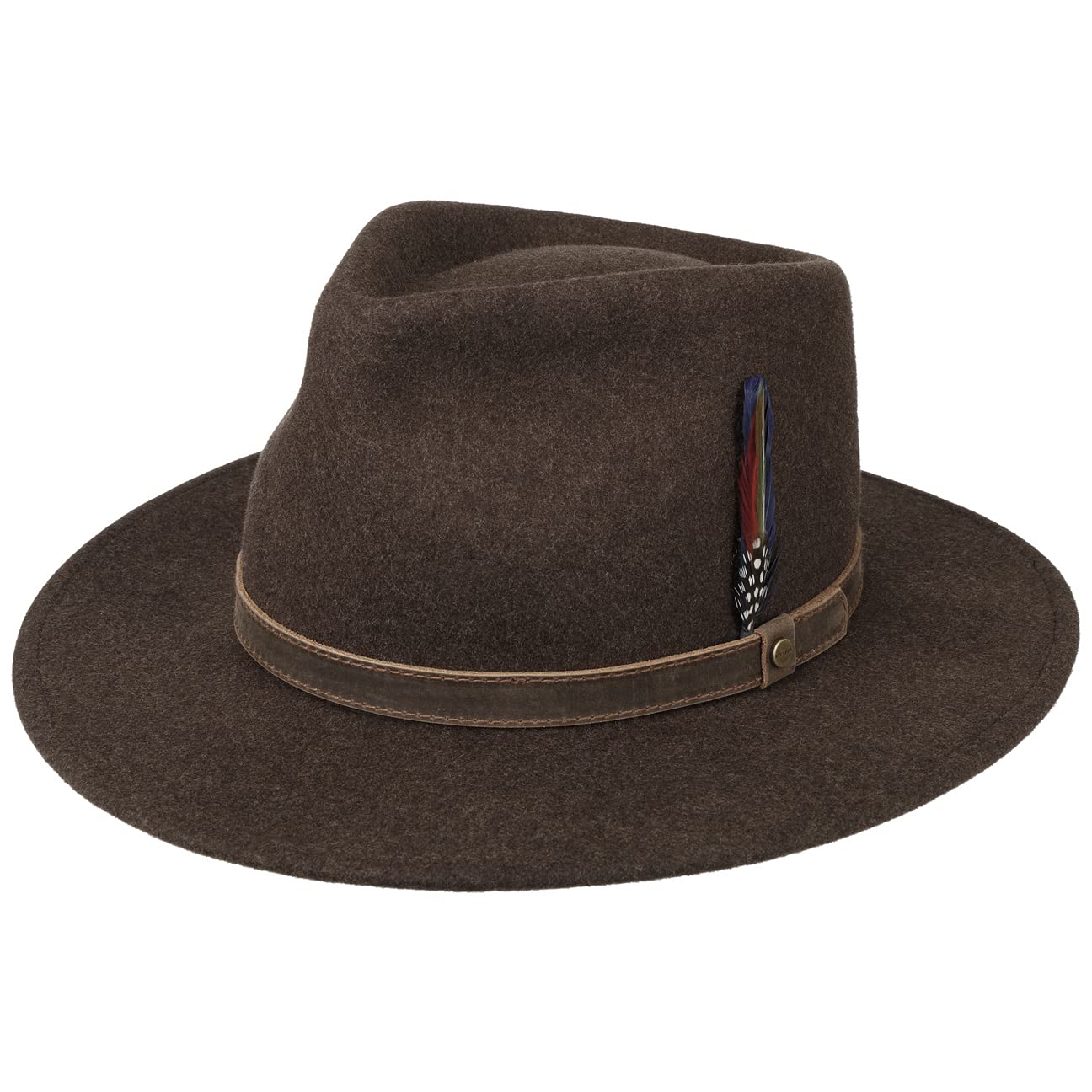 Stetson Bendova Fedora Wool Hat for Men - Classic Style, Warm & Comfortable - Perfect for Outdoor Activities, Travel, and Casual Wear