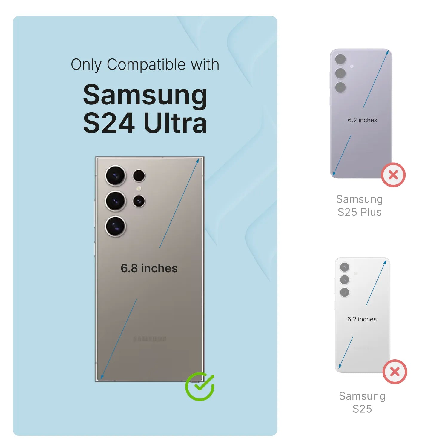 Samsung Galaxy S24 Ultra Case - Shockproof, Durable & Slim Protective Cover for Impact Protection | Perfect for Outdoor Activities, Travel & Daily Use