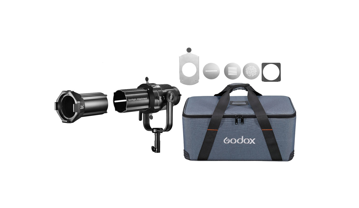 Godox VSA 26K Spotlight - Professional LED Video Light with 26000 Lux, CRI≥95, Adjustable Color Temperature 3200K-5600K for Photography, Videography, and Studio Lighting