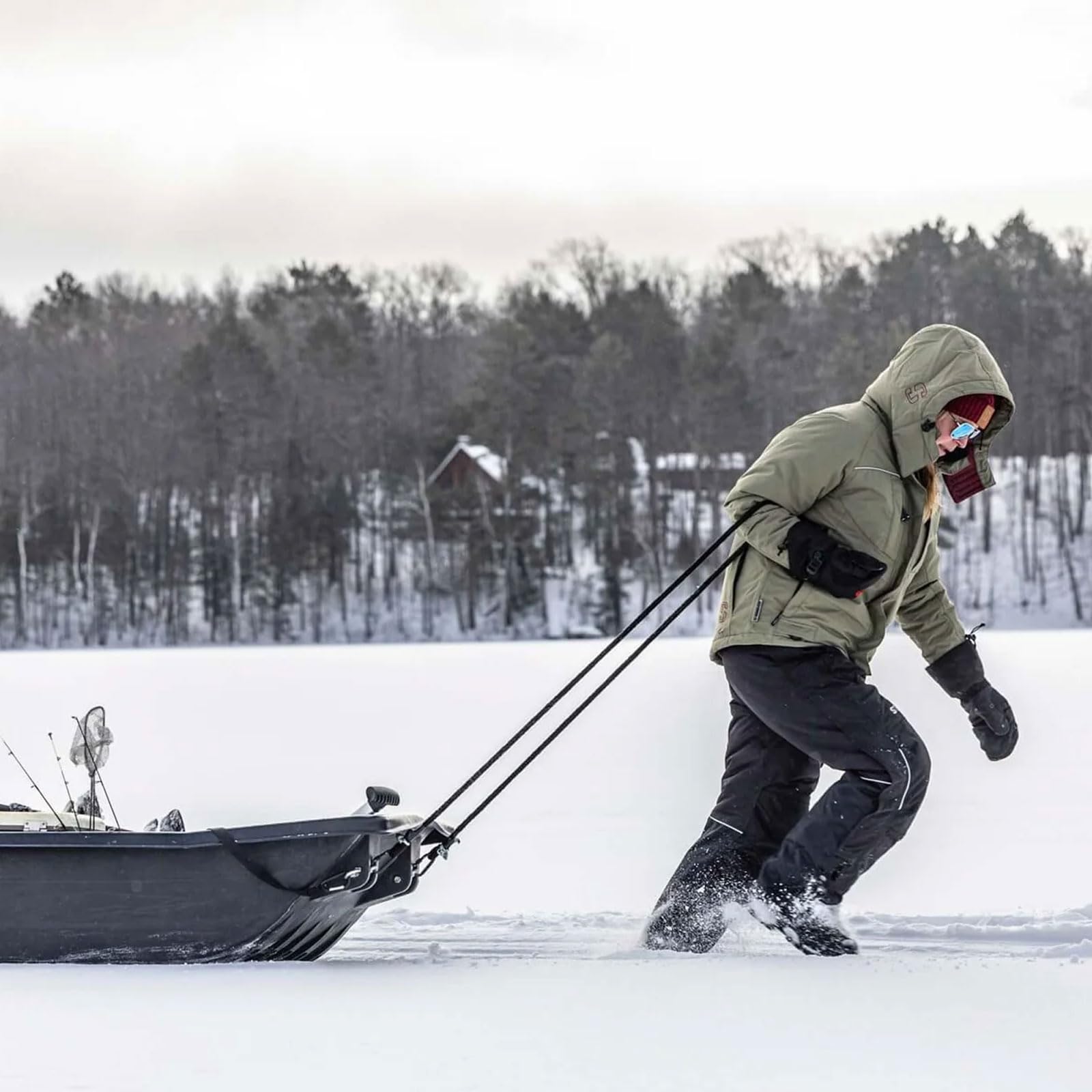 Striker Women's Prism Durable Breathable Water-Resistant Ice Fishing Bibs with Sureflote Flotation Technology - Warm Winter Snow Bib Overalls for Ice Fishing, Snowmobiling & Outdoor Winter Activities