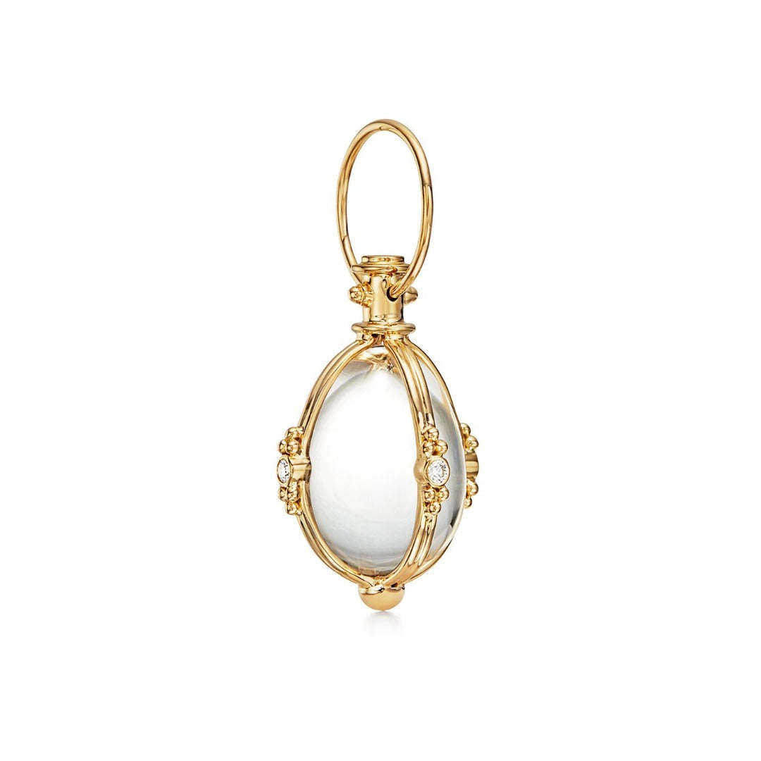 Temple St. Clair Diamond Classic Rock Crystal Amulet Necklace - Elegant Jewelry for Women, Gift for Her - Perfect for Weddings, Anniversaries & Special Occasions