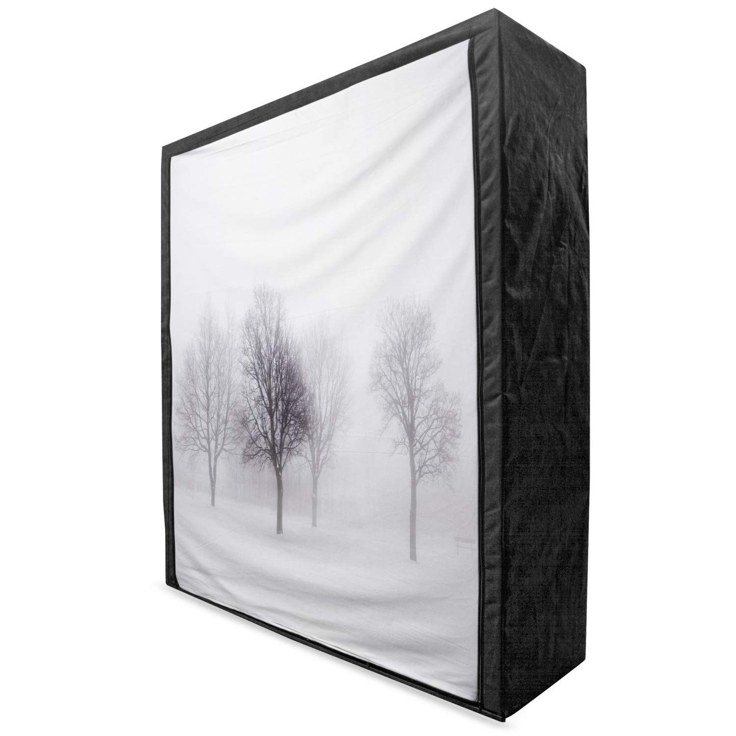 Ambesonne Winter Portable Fabric Wardrobe - 59