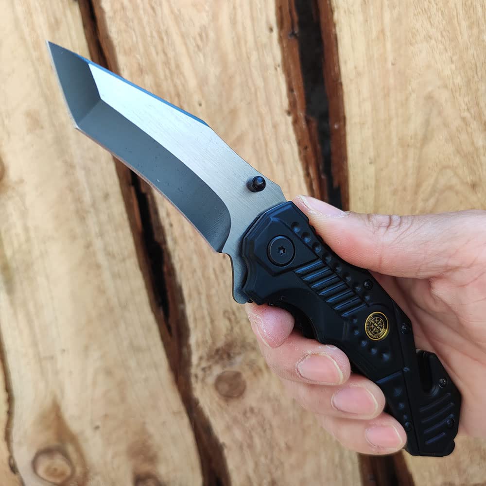 Best Aluminum Handle Pocket Knife for Outdoor Survival & Utility - 4.5