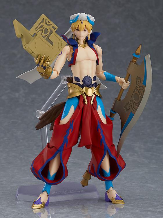 Fate/Grand Order Gilgamesh Figma #468 Action Figure - Absolute Demonic Front: Babylonia Collectible Model for Anime Fans & Display