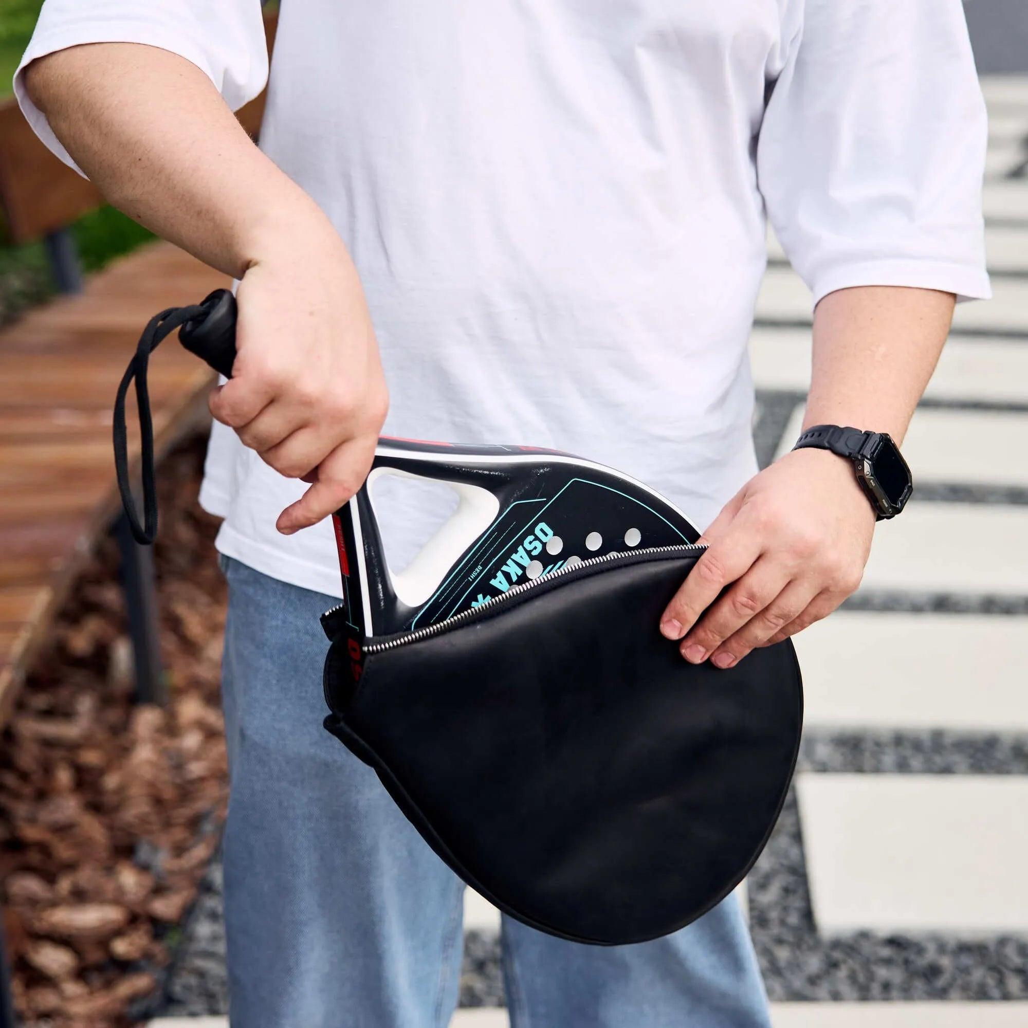 Premium Paddle Bag with Racket Holder - Waterproof Tennis & Pickleball Paddle Case for Storage & Travel - Perfect for Court, Gym & Outdoor Sports