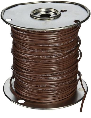 Southwire 18/5 Thermostat Wire - 18 Gauge 5 Conductor 250ft Spool - Perfect for HVAC Systems, Thermostat Installations & Home Wiring Projects