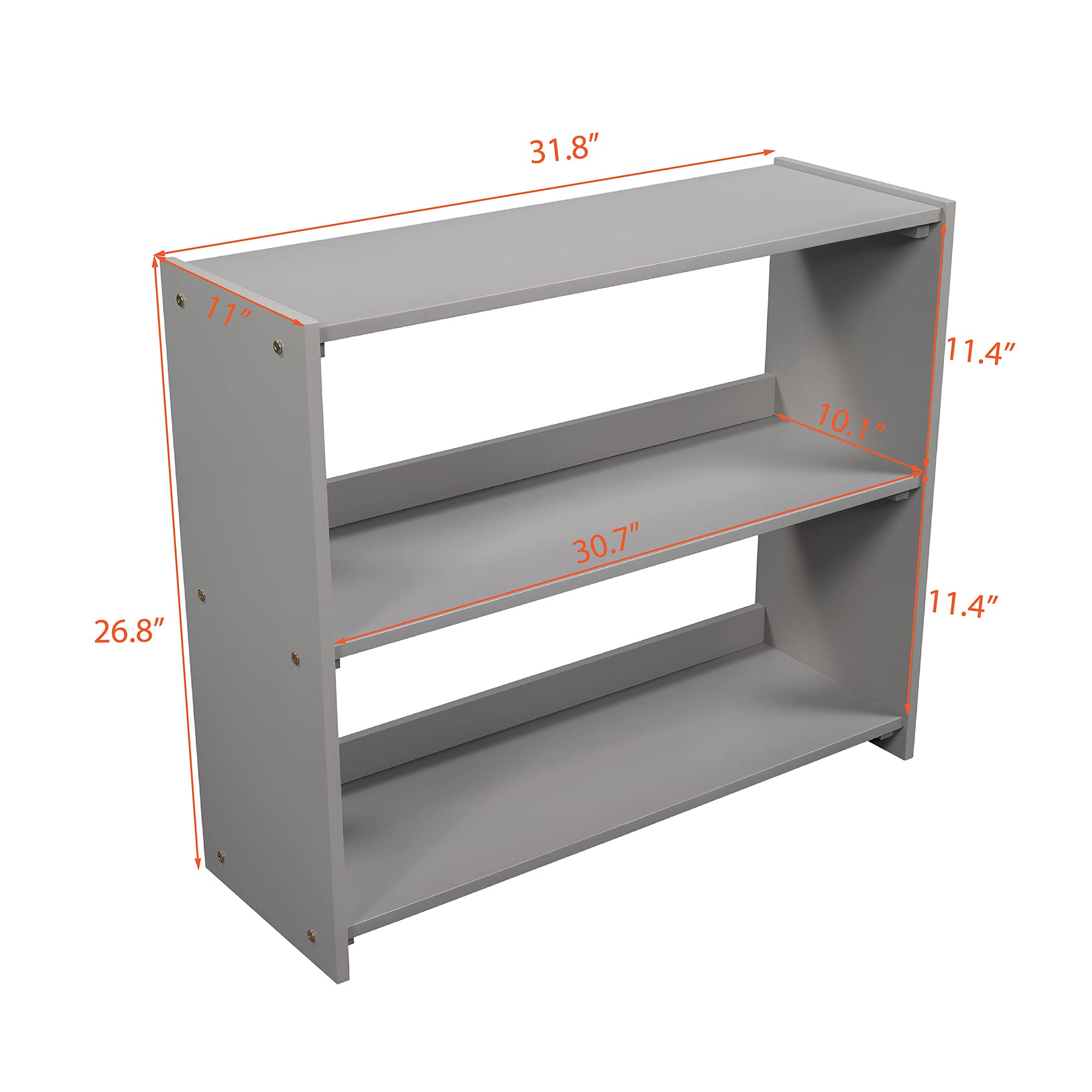 **Low Loft Bed with Slide for Kids - Twin Size Solid Wood Bed Frame with Drawers, Cabinet & Shelf - Gray (3) - Perfect for Small Bedrooms & Playrooms**