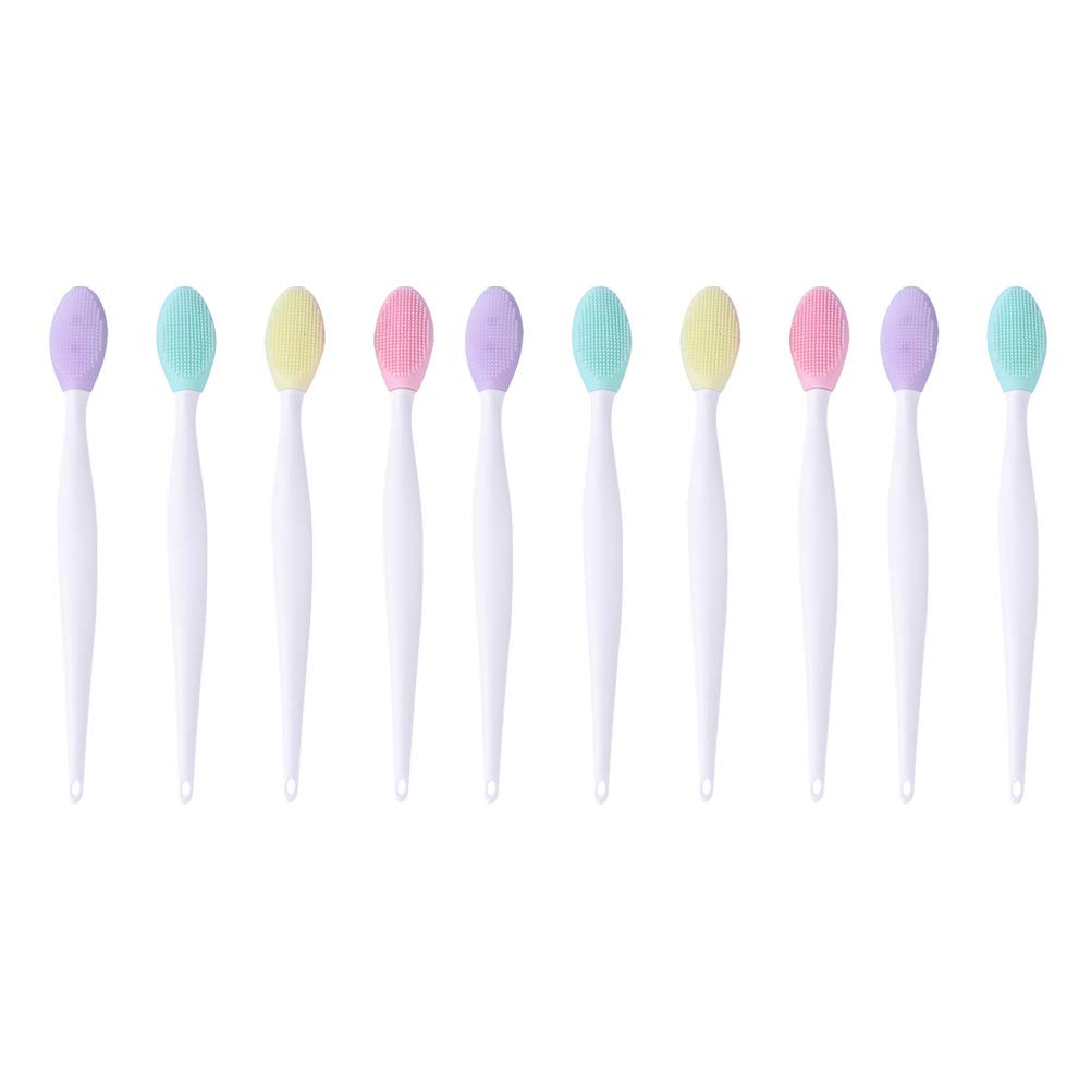 TEHAUX 10 Pack Soft Silicone Dog Toothbrushes - Gentle Dental Care for Small & Large Dogs - Perfect for Daily Teeth Cleaning & Oral Hygiene at Home