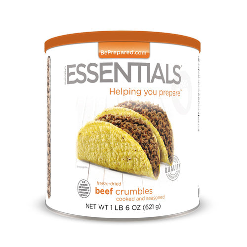 Freeze Dried Cooked Beef Crumbles - Premium High Protein Dog & Cat Food Topper - Perfect for Kibble, Raw Diet & Training Treats