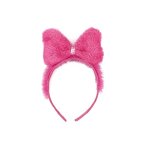 LCSD Kids Hair Accessories - Cute Colorful Bowtie Cartoon Hair Bands for Girls, Lovely Bow Ears Headbands for Children | Perfect for School, Parties & Daily Wear