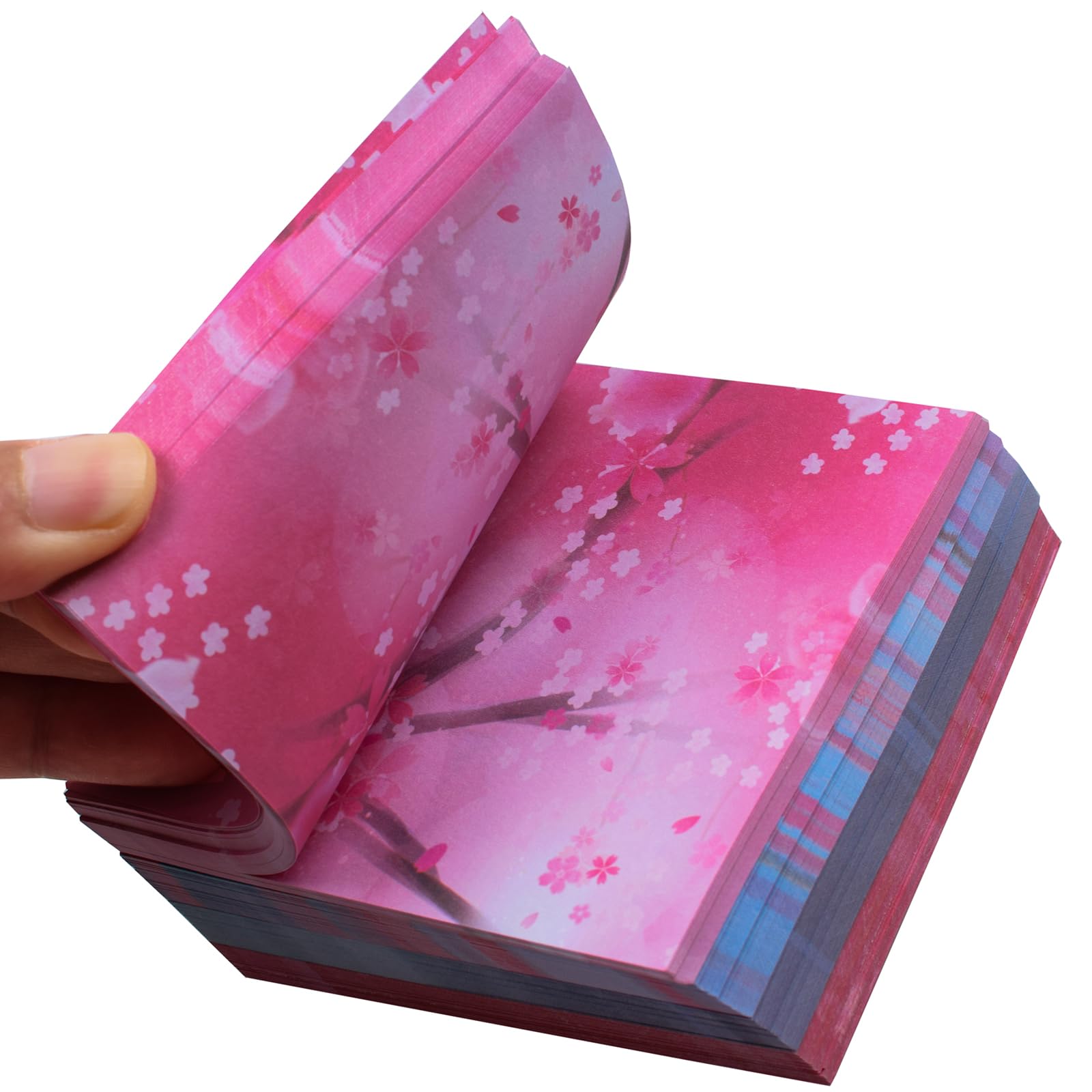 Premium 400-Sheet Double-Sided Origami Paper Set - 3.7 x 3.7 Inch Gradient Pattern DIY Craft Paper for Gift Wrapping, Scrapbooking, Birthday Party Decorations & Home Art Projects | Perfect for Kids, Adults & Classroom Activities