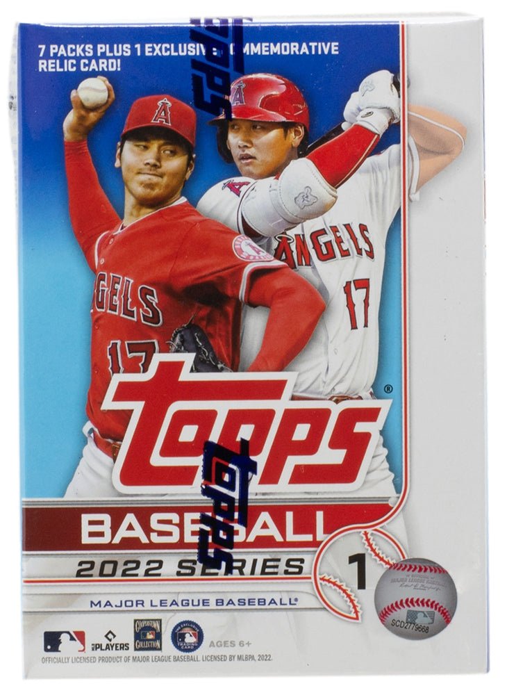 2022 Topps Series 1 Baseball Trading Card Blaster Box - 36 Packs with Exclusive Chase Cards | Collectible Sports Memorabilia for Baseball Fans & Card Collectors | Perfect for Trading, Gifts, and Display Collections