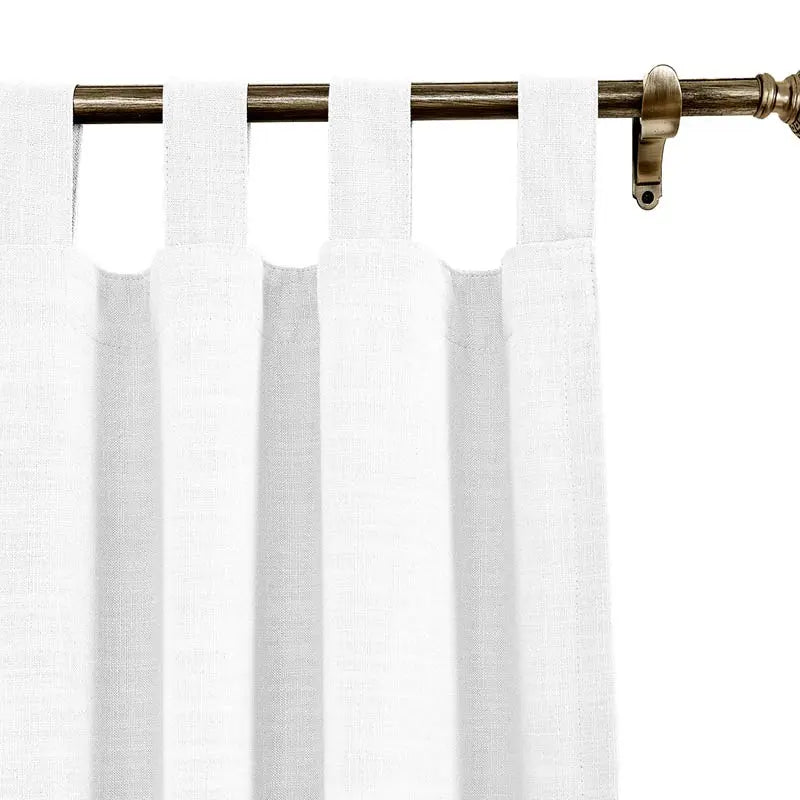 Custom Tab Top Curtains for Living Room & Bedroom - Premium Window Drapes with Easy Installation - Elegant Home Decor for Modern Interiors