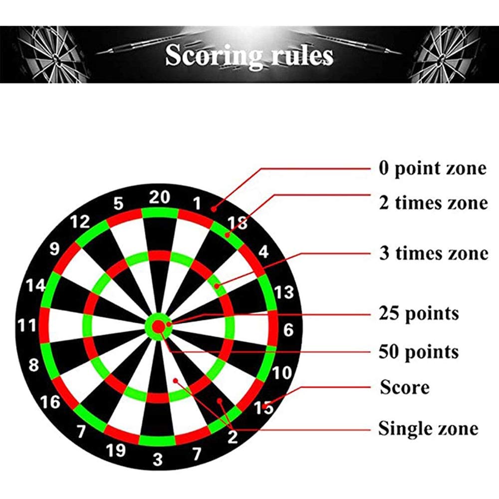 Professional Electronic Dartboard Set with 18 Games & 159 Options - 6 Soft Tip Darts Included - Perfect for Bars, Offices & Home Entertainment | Fun Sports Game for Adults & Parties